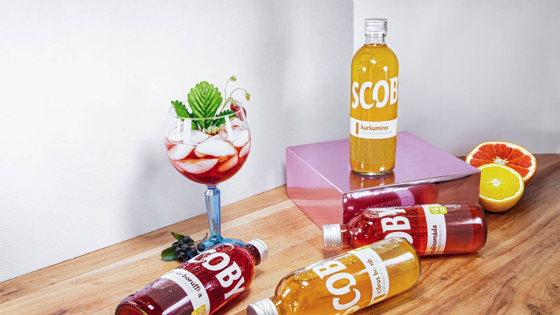 Scoby kombucha příchutě