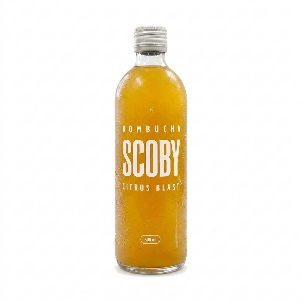 Kombucha s yuzu
