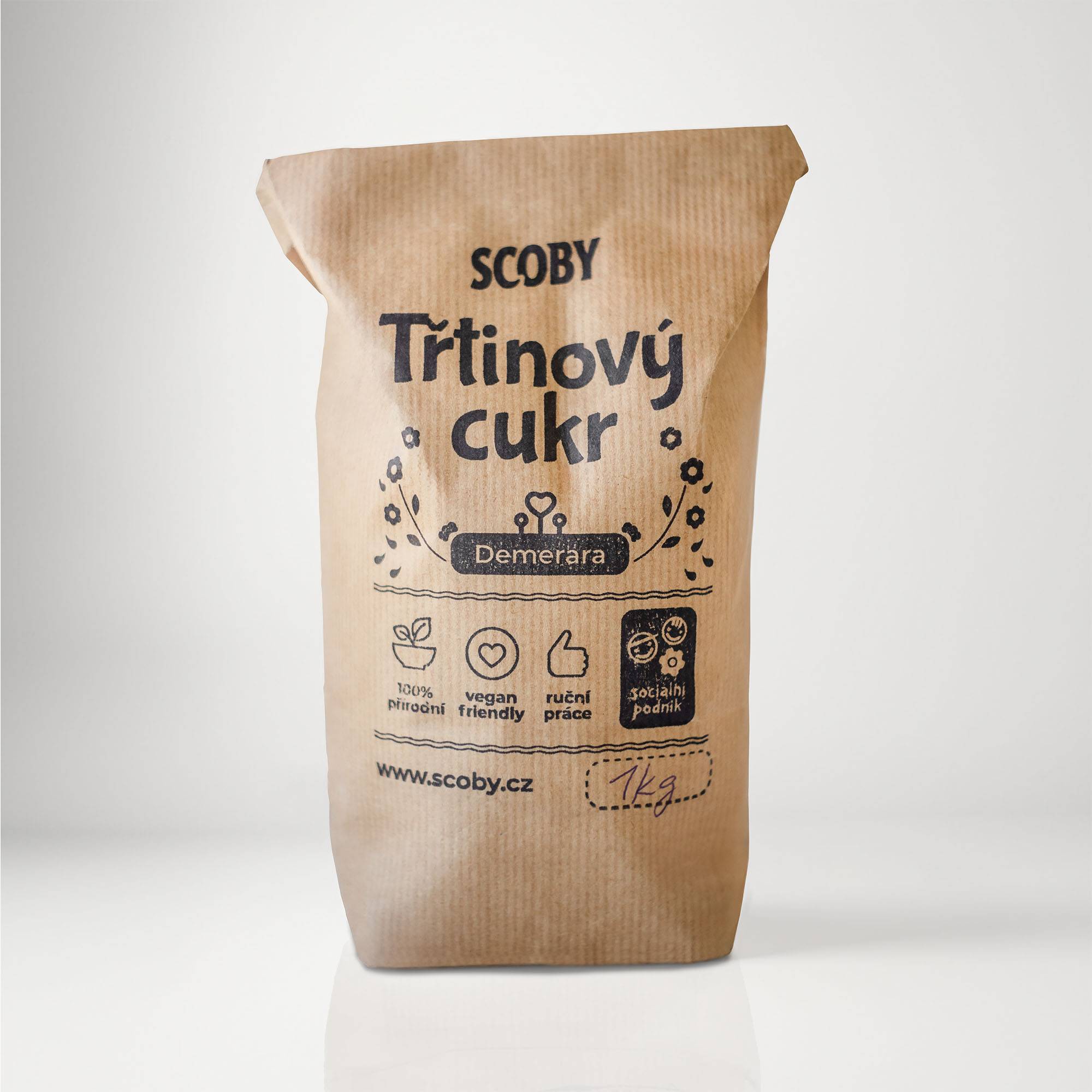 Scoby třtinový cukr Demerara