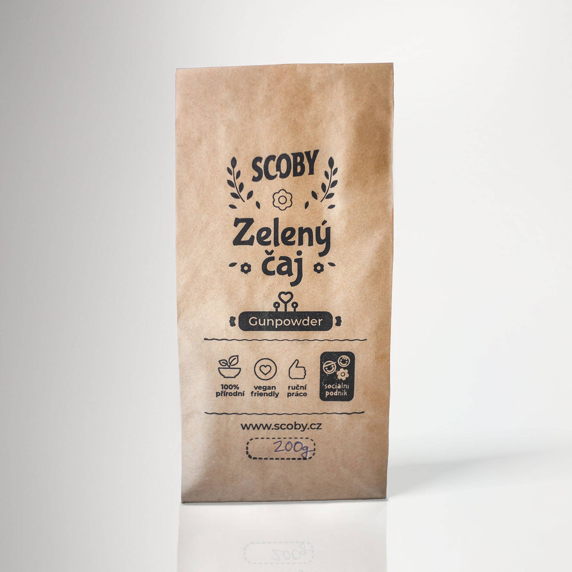 Zelený čaj Scoby Gunpowder