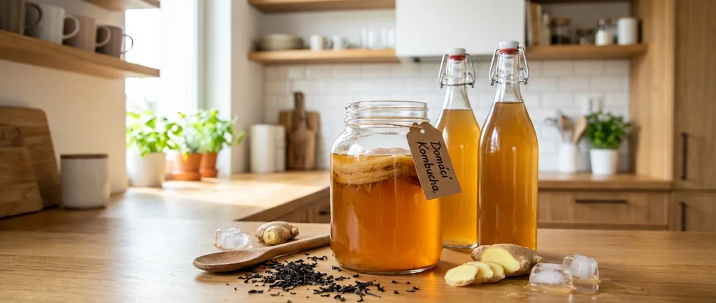 domácí kombucha